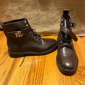 Ralph Lauren brown boots